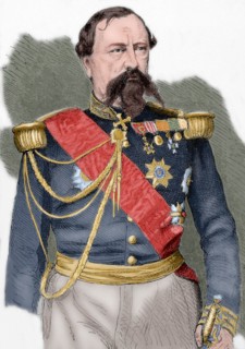 Edmond Le Boeuf (1809-1888). Engraving. Colored.