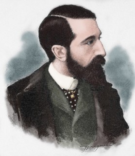 Claudio Lopez Bru, second Marquis of Comillas (1853-1925). Engraving. Colored.