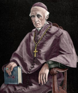 Henry Edward Manning (1808-1892). English Roman Catholic Archbishop of Westminster. Engraving. Colored.
