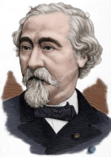Jean-Baptiste Sebastian Frantz (1817-1899). Colored engraving.