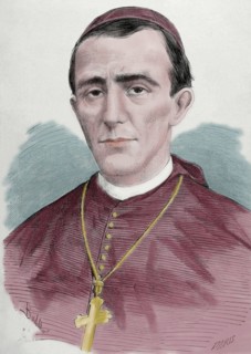 Narciso y Martinez Izquierdo (1831-1886). Spanish prelate and politician. Portrait. Engraving. Colored.
