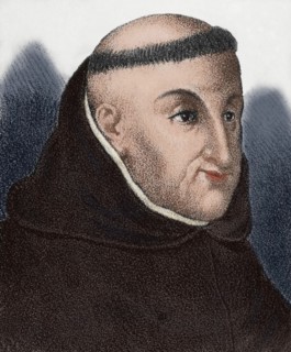 Louis of Granada, O.P. (1505-1588). Dominican friar. Theologian, writer and preacher. Engraving. Colored.