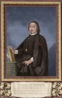 Nicolas Antonio (1617-1684). Spanish bibliographer. Portrait. Colored.