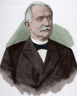 Albert von Maybach (1822-1904). German lawyer, politician and railway manager. Colored.