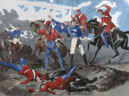 Risorgimento, Sicily Conquest, Batlle of Milazo.