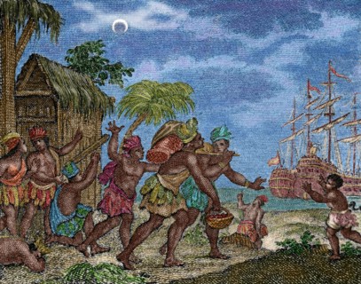 Discovery of America. Second Voyage of Columbus.