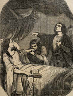 Valentina Visconti, makes that her sons swear to revenge the death of his father, who was killed.