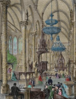 Chapel for the exhibition of objects of worship.