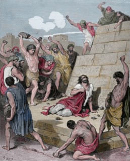 Martydom of St. Stephen.