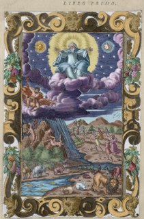 The Creation, The Battle of the Giants, Decaulion and Pyrrha and Apollo and the serpent.