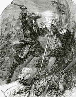Marshal General Claude Louis Hector de Villars at the Siege of Freiburg.