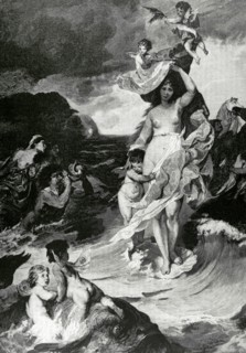 Venus Anadyomene or Venus Rising From the Sea.