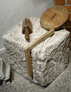 Middle Ages. Utensils used by stone carvers.