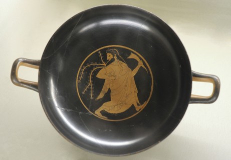 Red-figure drinking-cup: Dionysus.