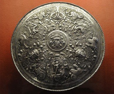 Relief with Medusa and fantastical beasts.