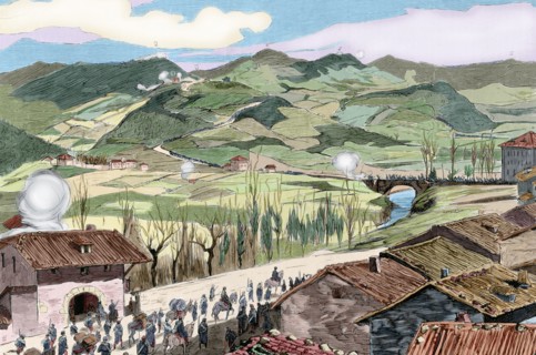 Withdrawal of the Carlist troops.