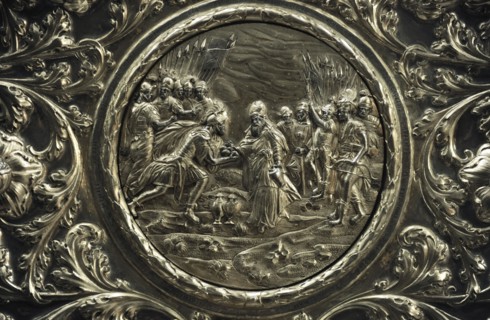 Disk with Meeting of Abraham and Melchizedek.