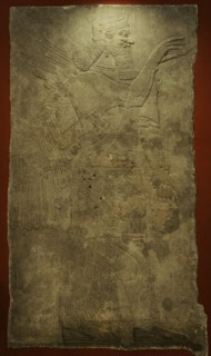 Deity by the sacred tree.