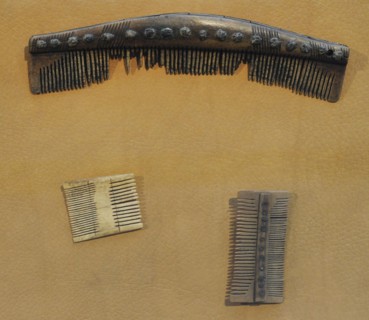 Combs made from antler.