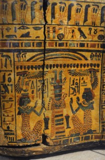 Sarcophagus cover. The priestly from Deir-el Bahri.