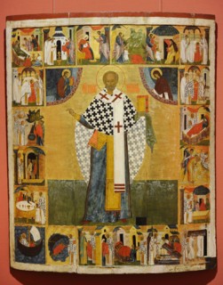 Russian icon depicting Saint Nicholas of Zaraisk.