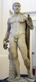 Alexander Severus with idealized body of the Diomedes Cuma-Munich type.