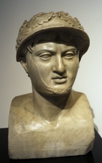 Bust of King Pyrrhus of Epirus.