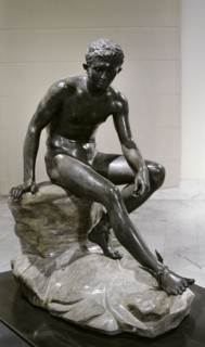 Roman statue of Hermes at rest.