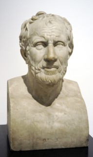 Herm of Greek poet Panyassis of Halicarnassus.