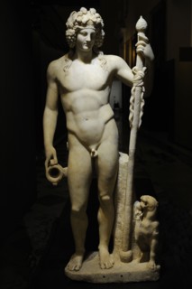 Statue of God Dionysus.