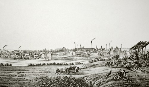 Panorama of the Royal Steelworks.