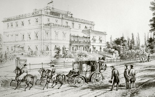 Ride in carriage.