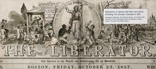 Newspaper 'The Liberator'.