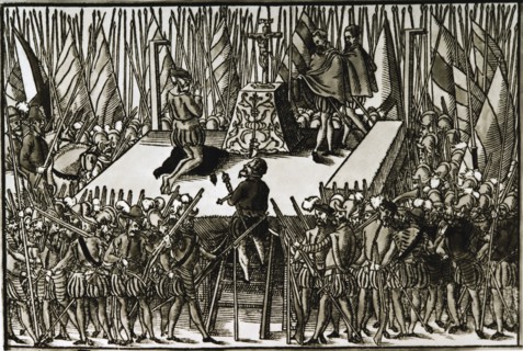 Execution of the Counts of Egmond and Hoorn, Brussels.