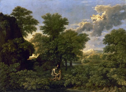 Nicolas Poussin (1594-1665). Spring (The Earthly Paradise). 1660. Classicism. Oil. Louvre Museum. Paris. France.