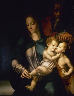 The Holy Family with the Infant st. Joht the Baptist.