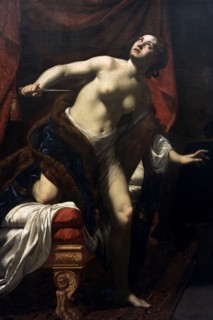 Suicide of Lucretia.