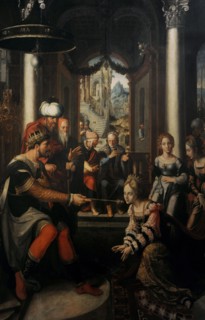 Esther before King Ahasuerus.