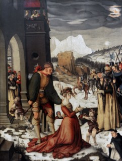 Beheading of St Dorothea.