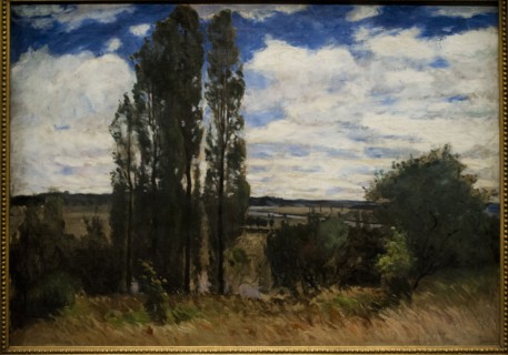 Seine. Landscape with Poplars.
