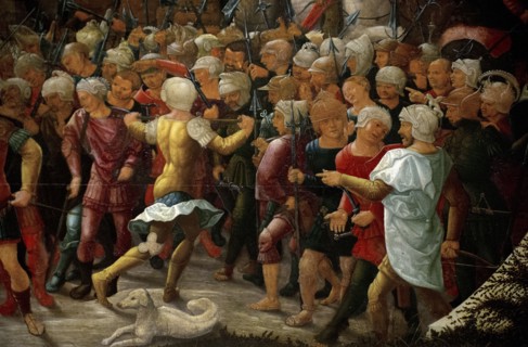 Mucius Scaevola before King Porsena.