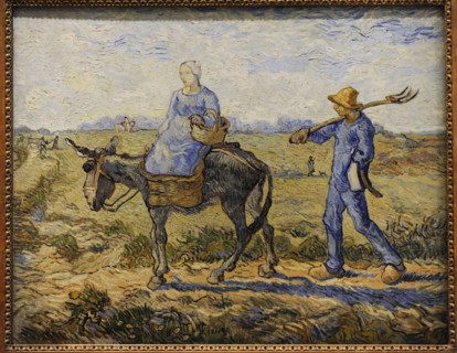 Morning: Going out to Work (after Millet).