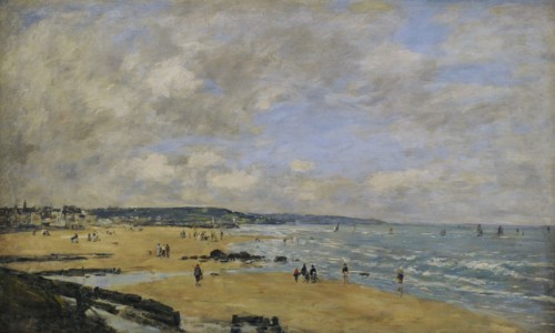Beach at Trouville.