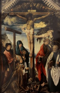 Crucifixion with Attendant Saints and Donor (Calvary).
