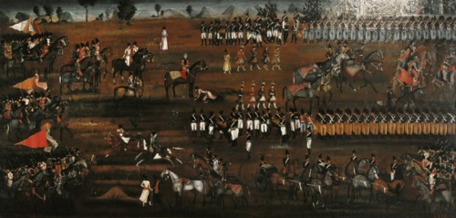 Review of the Presian army by Fath 'Ali Shah.
