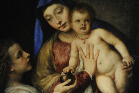 Madonna and Child with Mary Magdalene.