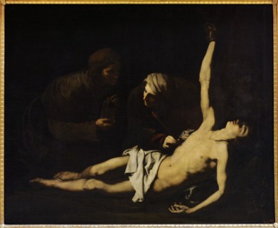 Saint Sebastian cured by Saint Irene.