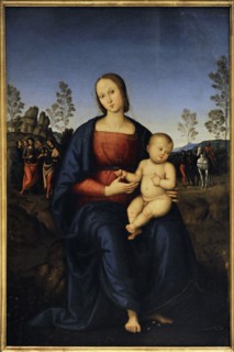 Virgin with child.