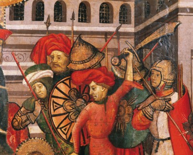 Altarpiece of Saint James of the parish of Vallespinosa by Joan Mates (active 1361-1431). Gothic
