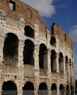 Flavian Amphitheatre or Coliseum.